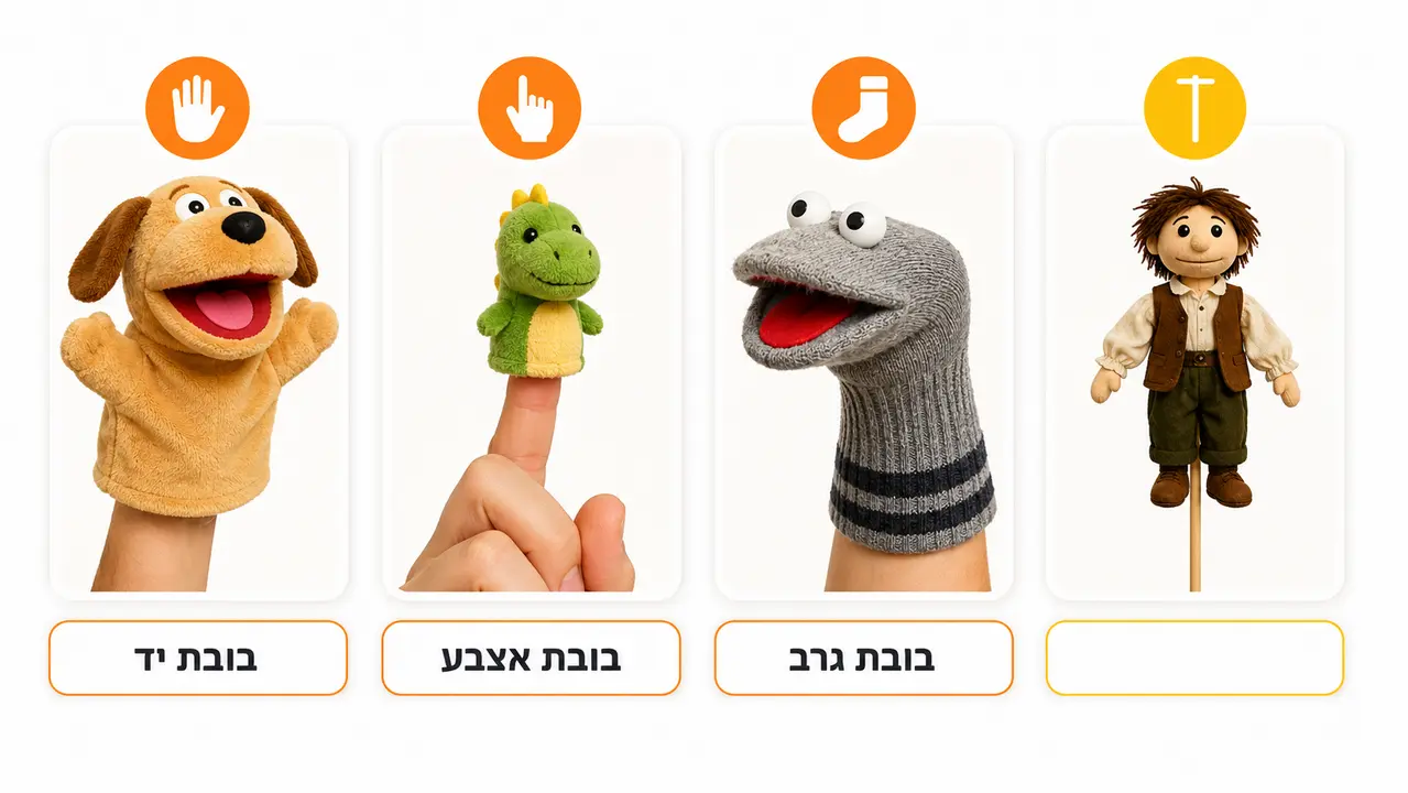 המדריך המלא: סוגי בובות תיאטרון וההבדלים ביניהן