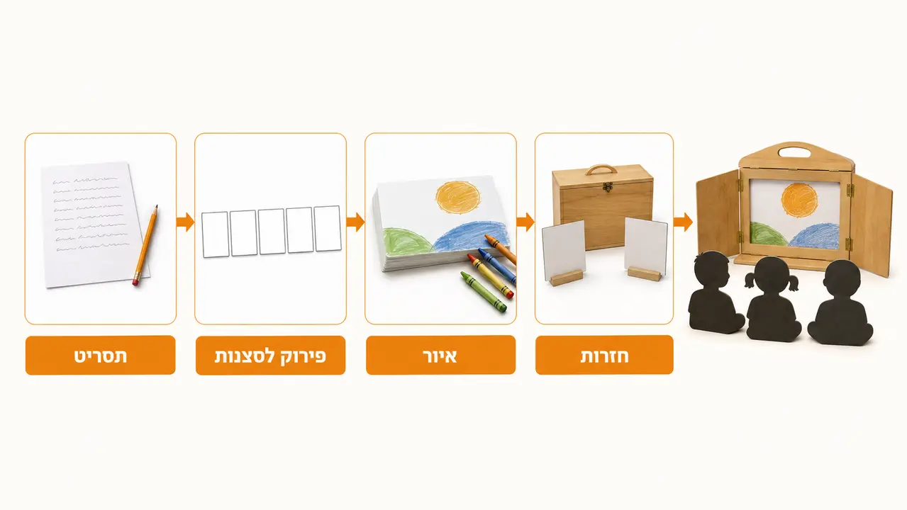 תלמידים בונים פרויקט קמישיבאי בלמידה מבוססת פרויקטים
