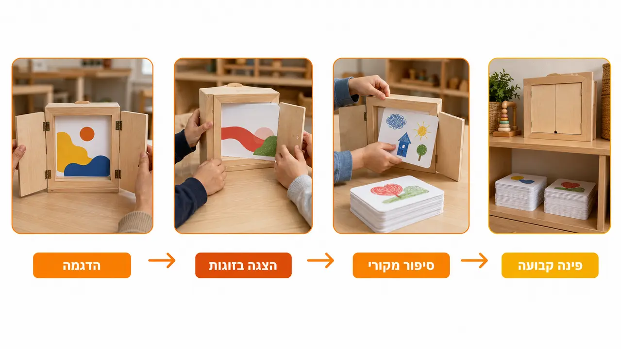 שגרת קמישיבאי קבועה בגן ובכיתה לאורך השנה