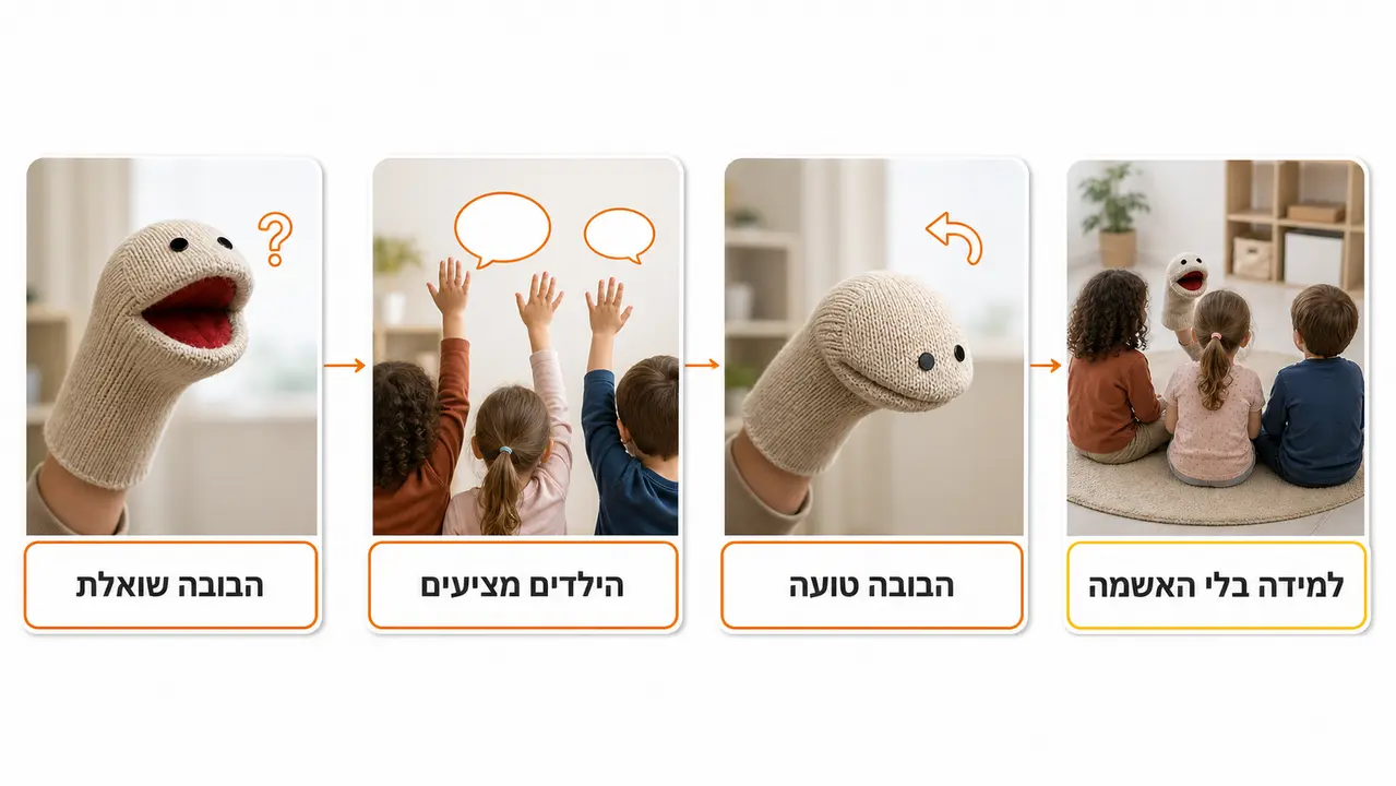 הבובה כמתווכת לשיח רגשי עם ילדים