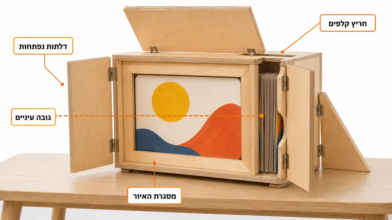 בוטאי, מסגרת העץ שמשמשת כבמת הקמישיבאי
