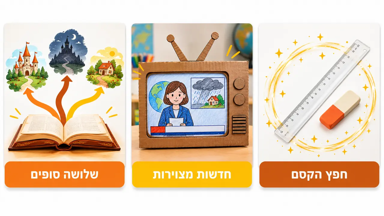 מערך פעילות יצירתי שמיישמים מיד בחוג תיאטרון בית ספרי