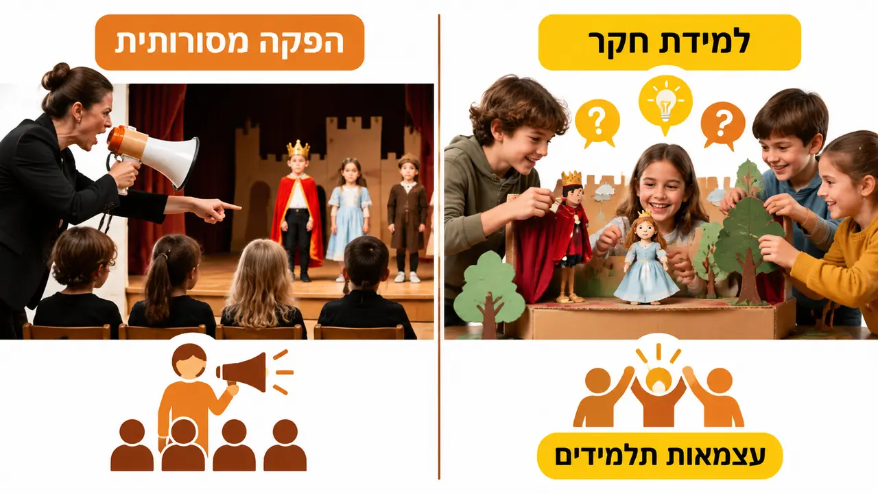 שאלות נפוצות על למידה מבוססת פרויקטים בתיאטרון