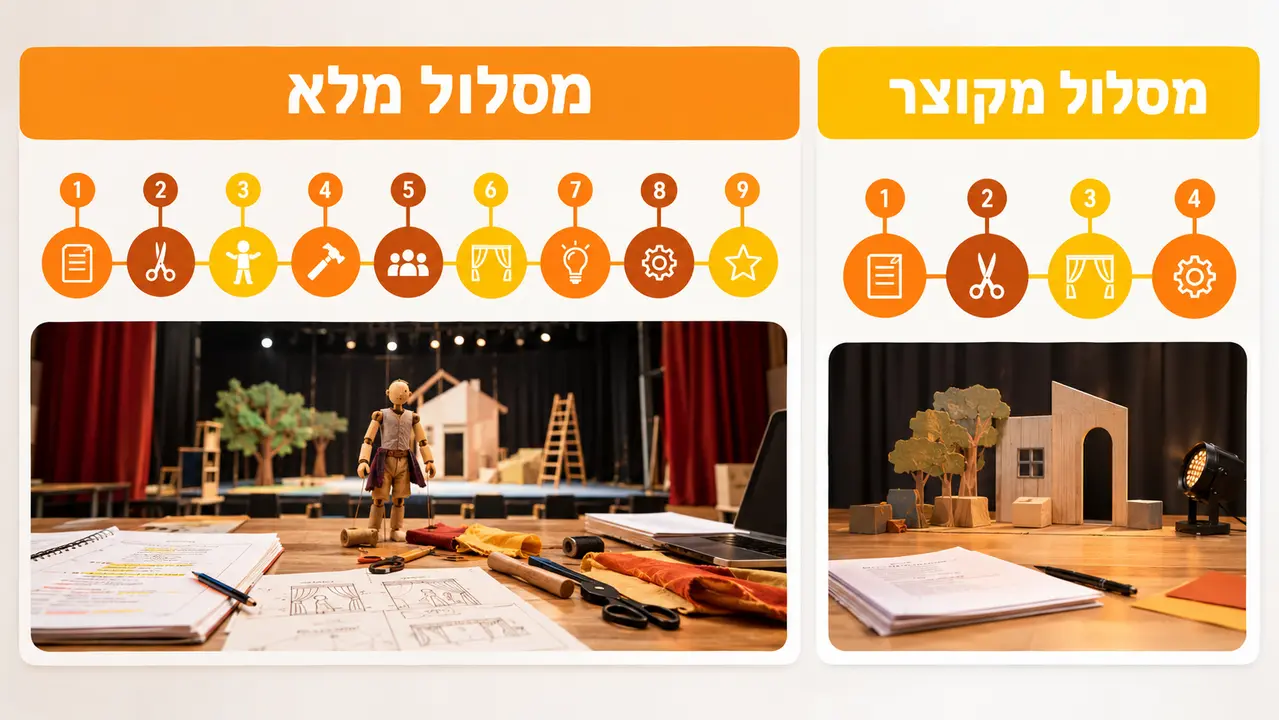 לוח זמנים להפקת הצגה בית ספרית
